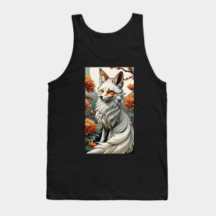 Oriental white fox Tank Top